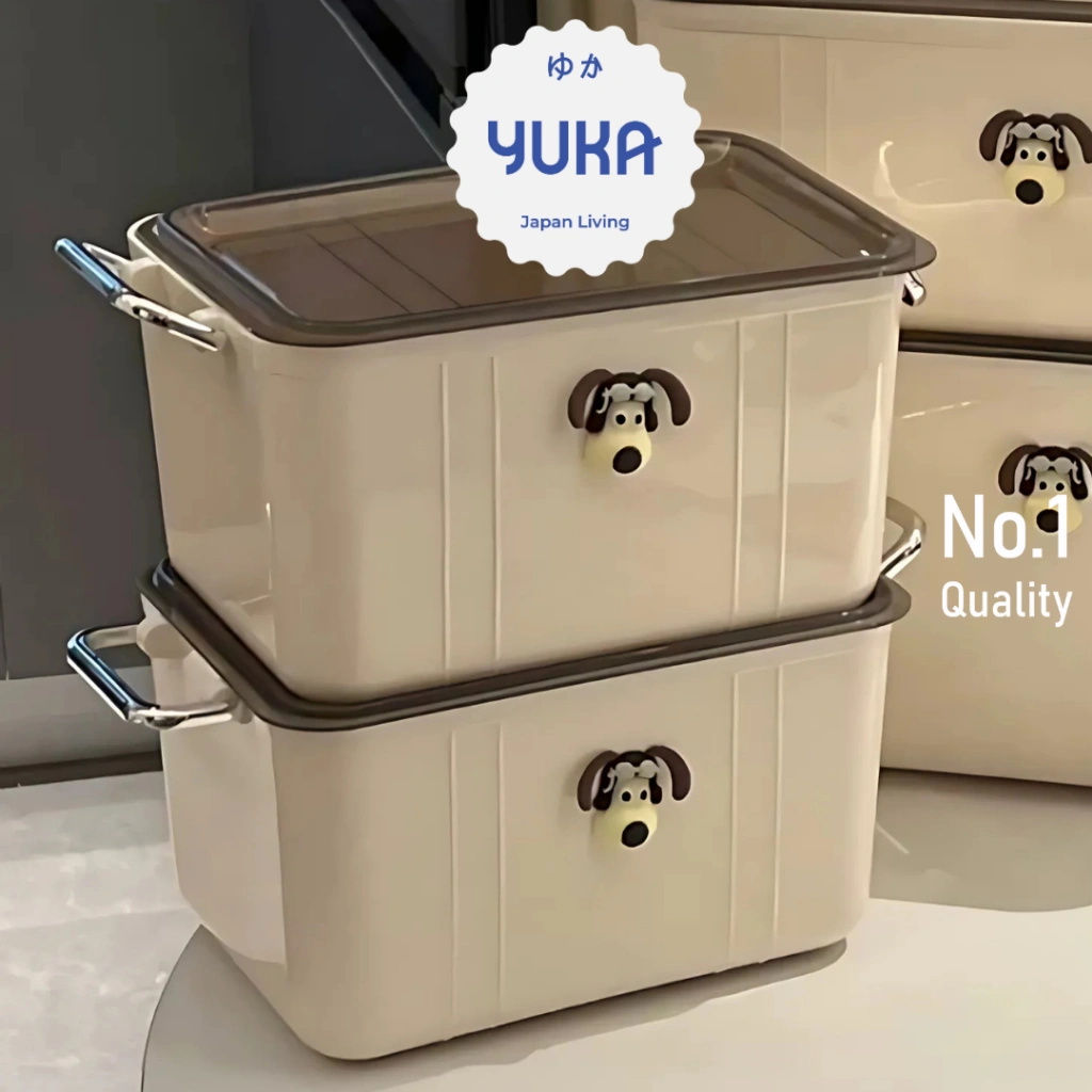 YUKA - HOYA Wadah Box Obat Minimalis Wadah Storage Pakaian Estetis Storage Box Alat Kotak Simpan Mainan Perlengkapan Kotak Buku Motif Karakter