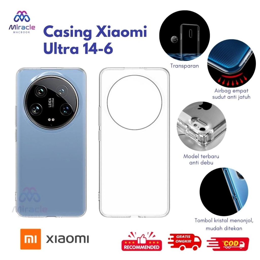 ANTI KUNING !! Casing Transparan Soft Clear Case Airbag Premium XIAOMI 15 XIAOMI 15 ULTRA XIAOMI 15 PRO XIAOMI 14 14 PRO 14 ULTRA 13 13 PRO 13 ULTRA 12 PRO 12SPRO CC9 PRO CIVI 4 CIVI 4  Anti Kuning  Bening Transparan Jelly Silicon
