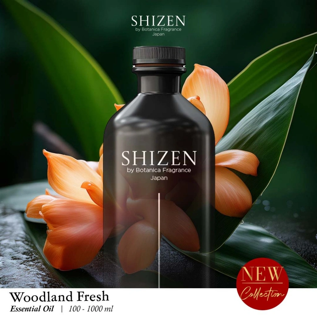 Woodland Fresh Fragrance Oil Shizen Refill / Isi Ulang Fragrance Diffuser Mesin Aromatherapy