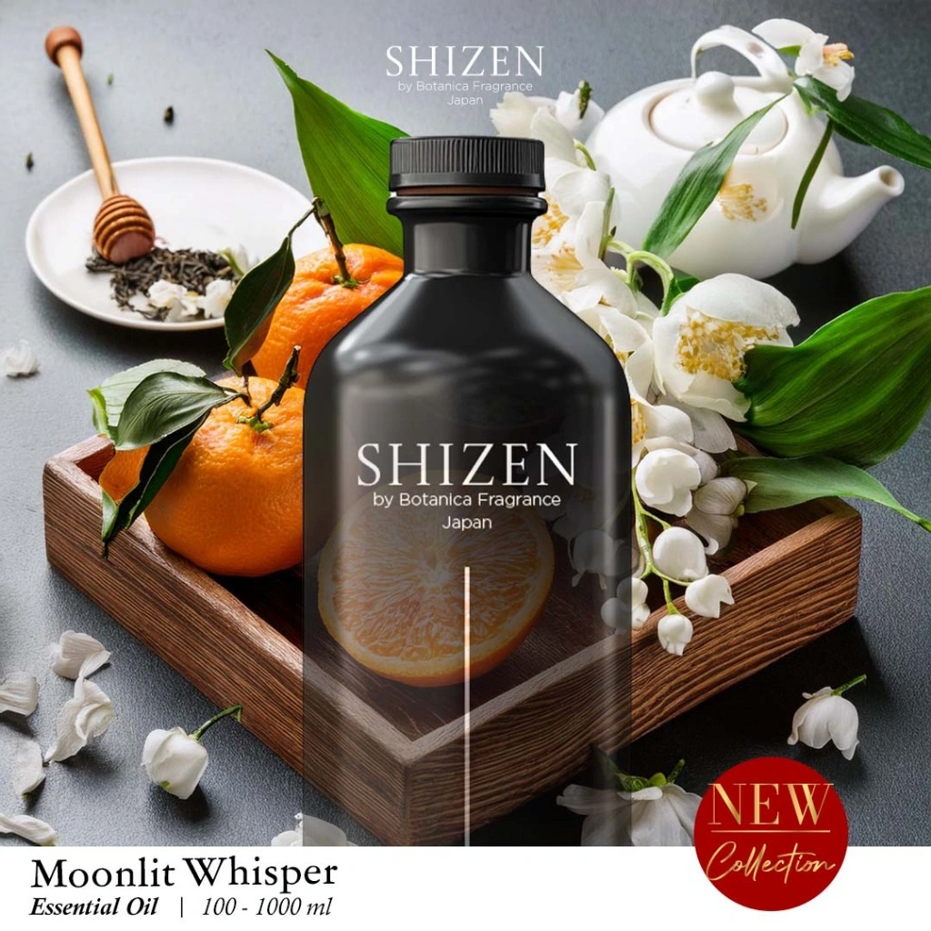 Moonlit Whisper Fragrance Oil Shizen Refill / Isi Ulang Fragrance Diffuser Mesin Aromatherapy