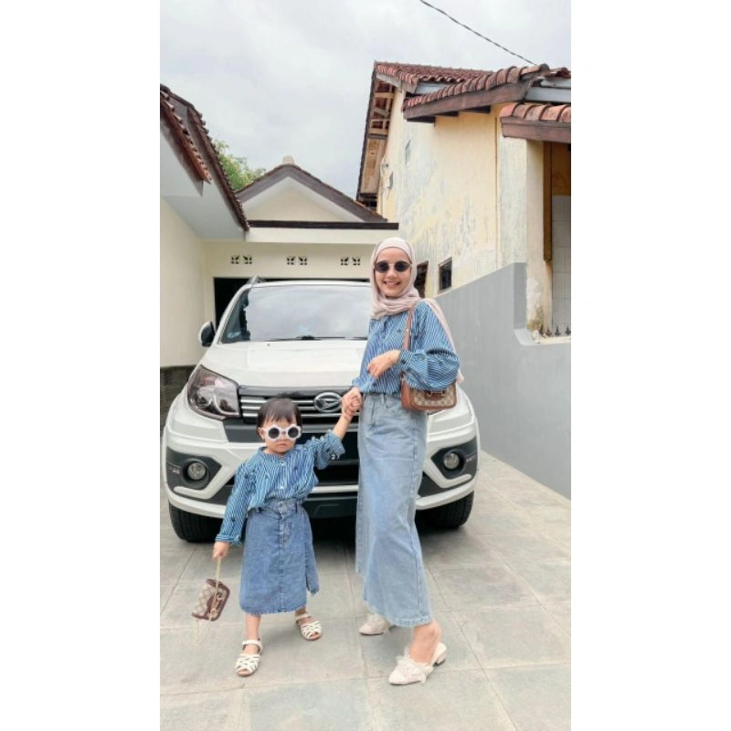 KIA Blouse couple ibu dan anak rayon