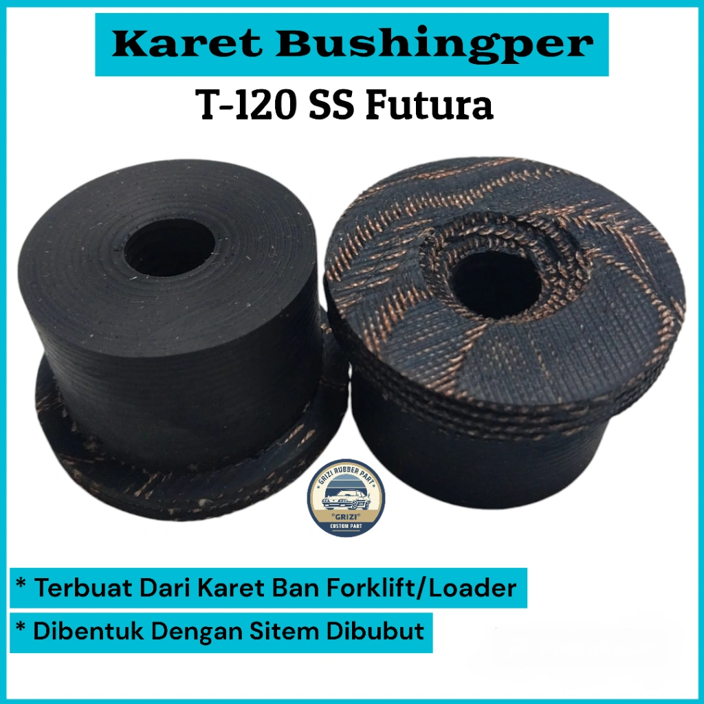 Karet Bosh Per Bushing Per T120 SS Futura Besar Belakang Bawah 1Pcs Bahan Ban