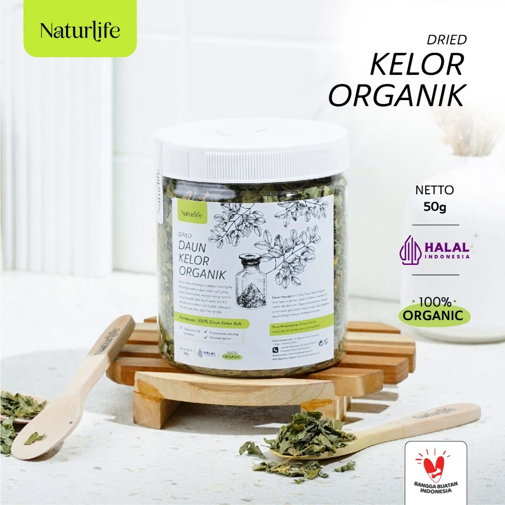 TEH DAUN KELOR PREMIUM 50G ASLI TANPA CAMPURAN ASLI 100% ORIGINAL MORINGA DAUN KELOR / TEH CELUP DAUN KELOR / REMPAH / JSR / PURE ORGANIC / KELOR HERBAL ALAMI / NUTRIFARM / BRAGG / DARI BUMI / LEMOVITA / GEMELI LEMOVITA NUTRILOGY OFFICIAL BEORGANIK