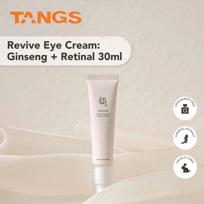TANGS - Beauty of Joseon Revive Eye Cream: Ginseng + Retinal 30ml Korean eye cream