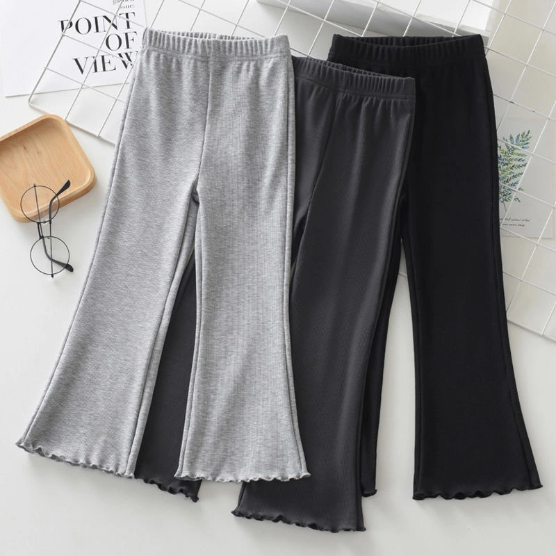 Sunnygirl-Legging anak perempuan 2-12Tahun Cut Bray Flower Celana anak perempuan celana rekreasi Celana berkobar