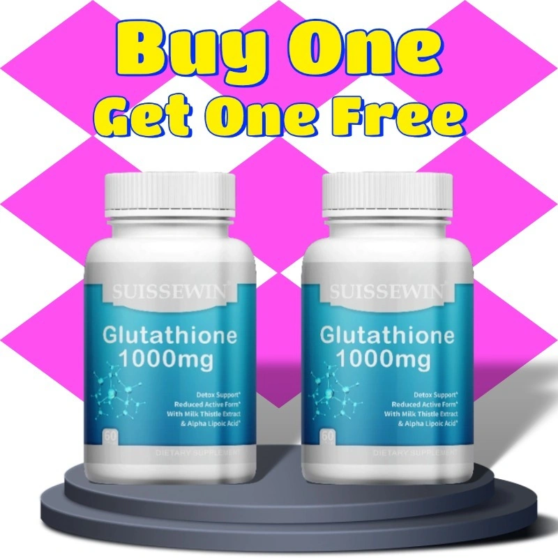 Glutathione 1000 mg beli satu gratis satu, pemutih dan kecantikan, antioksidan, kesehatan otak, kesehatan kulit dan liver