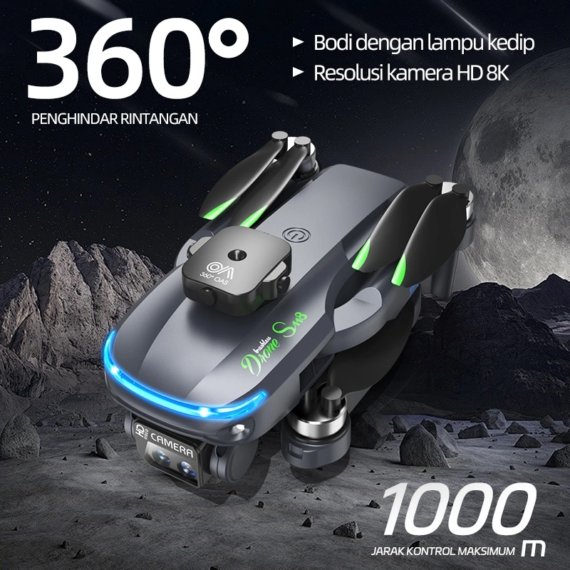 S118 Drone kamera jarak jauh fotografi udara profesional murah dual camera drone premium laki-laki pria ulang tahun kado hadiah