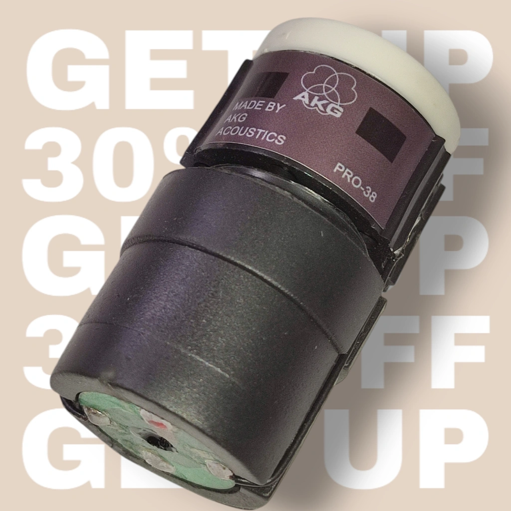 SPOOL AKG PRO 38 DYNAMIC MICROPHONE REPLACEMENT CARTRIDGE FOR WIRED OR WIRELESS MICROPHONE CAPSULE SUPERCARDIOID MIC SPARE PART