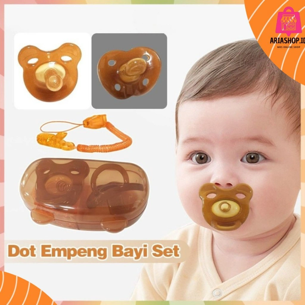 Empeng Bayi BPA FREE | Dot Empeng Bayi Dan Kotak Silikon Lembut Perlengkapan Bayi