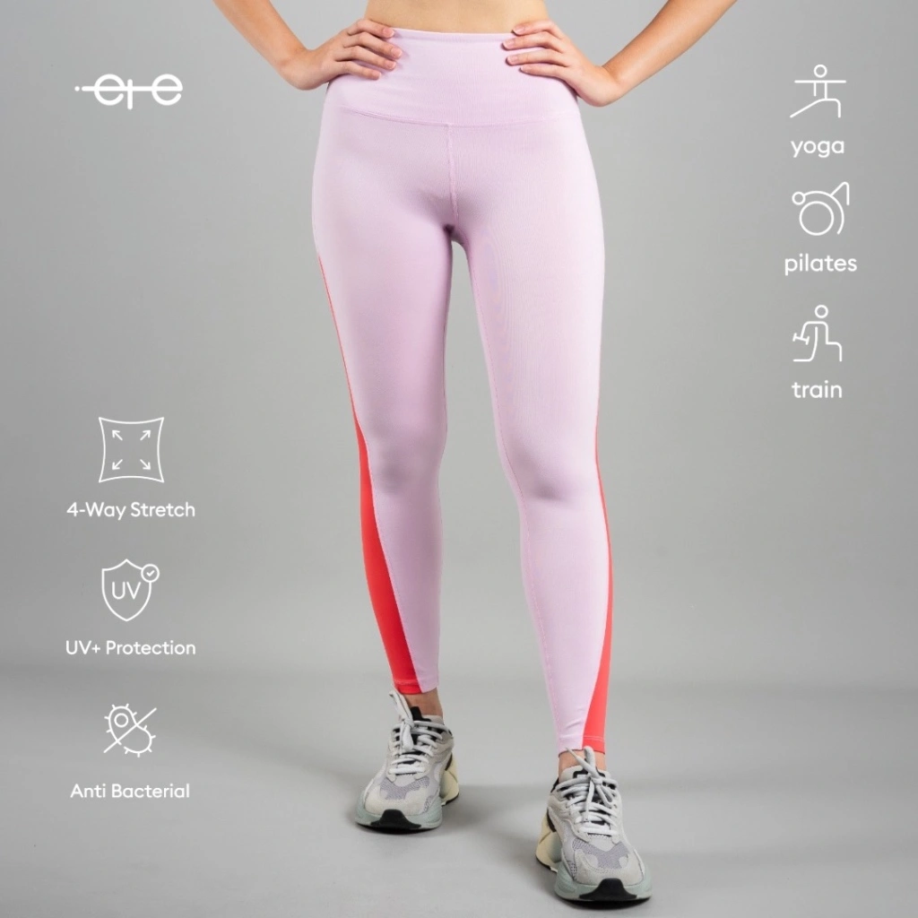 iete Re:flex High Waist Yoga Leggings Olahraga Wanita - Lilac