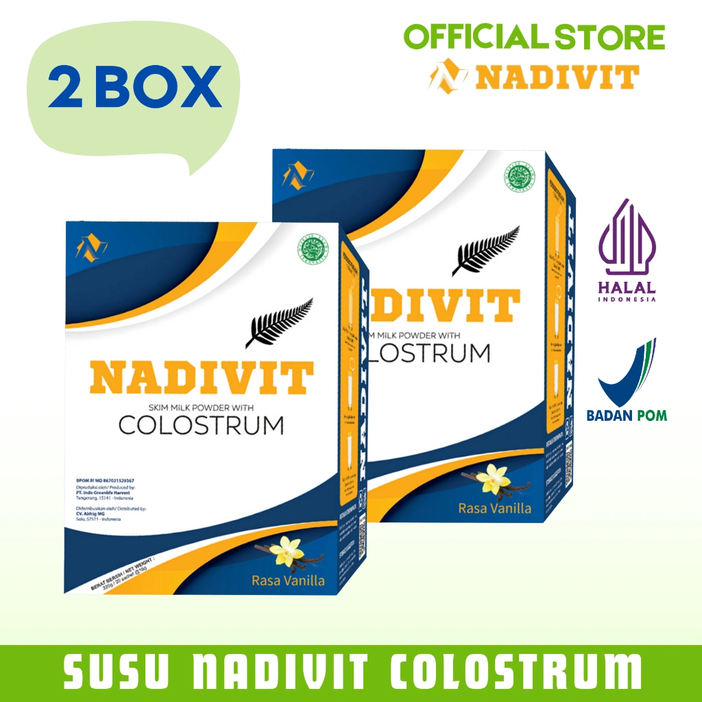 NADIVIT - Susu Colostrum Untuk Syaraf Kejepit HNP Isi 2 Box
