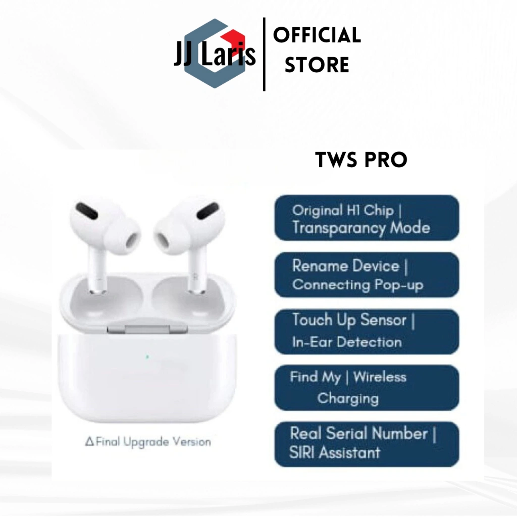 New Earphone TWS Pro EarPhone Spatial Audio TWS Charging Case Earpods Wireless Bluetooth phone