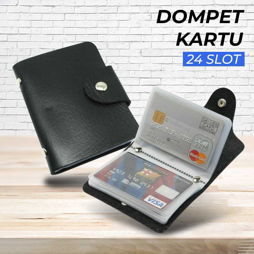 APEN Dompet Kartu Minimalis Card Wallet Kulit PU 24 Slot - C170
