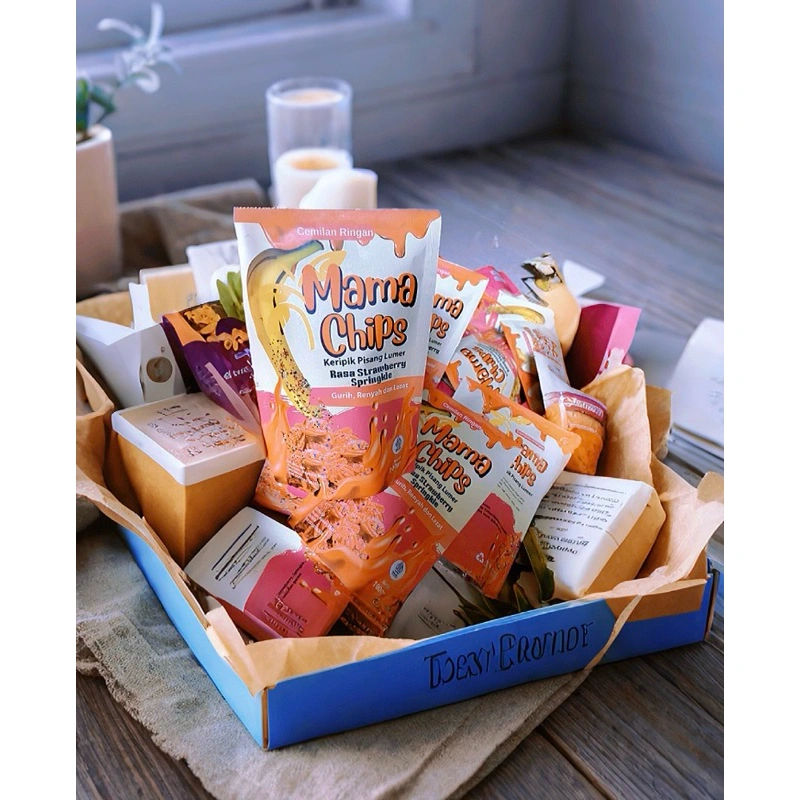 Keripik Pisang Rasa Strawberry Springkle