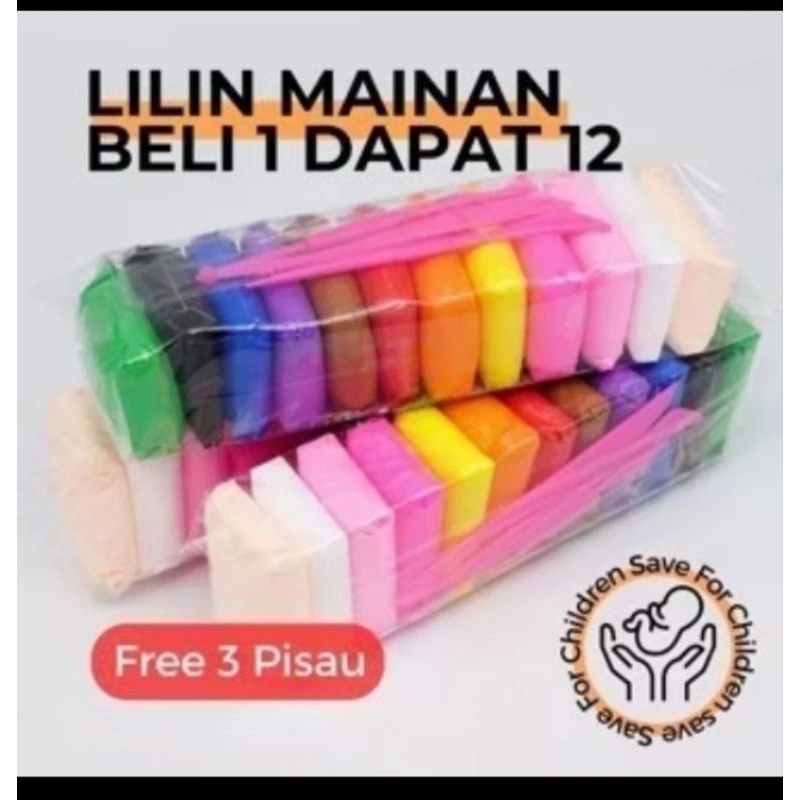 MAINAN CLAY(1 pack isi 12 warna)