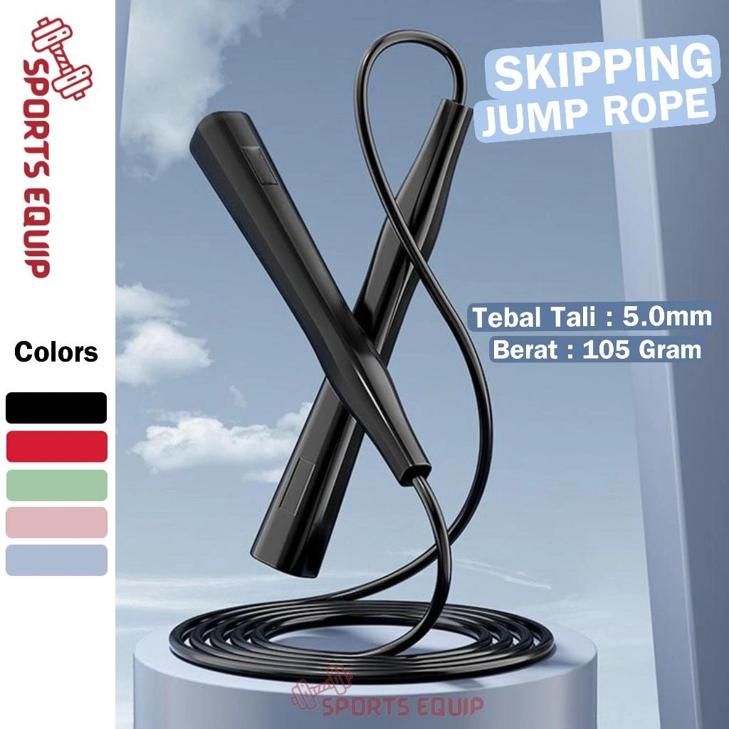 S.E - LOMPAT TALI Alat Olahraga SE010 - Skipping Rope OIahraga Wanita