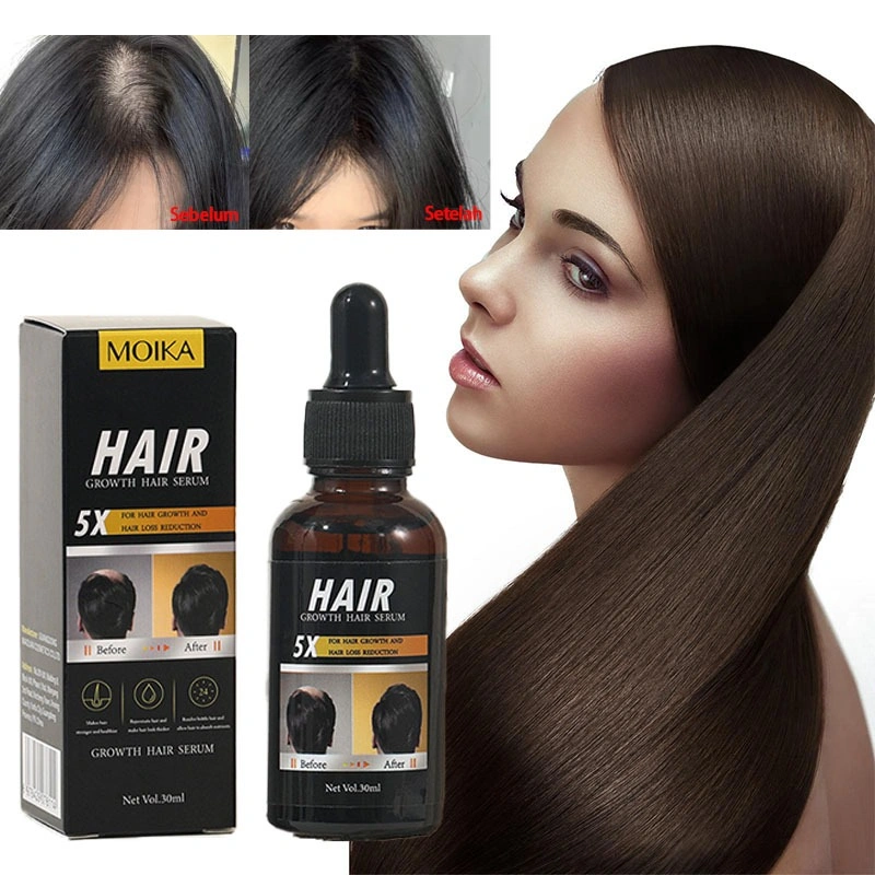 Serum Penumbuh Rambut 30ML Anti-Rambut Rontok Minyak Perawatan Rambut Lebat Perawatan Kulit Kepala