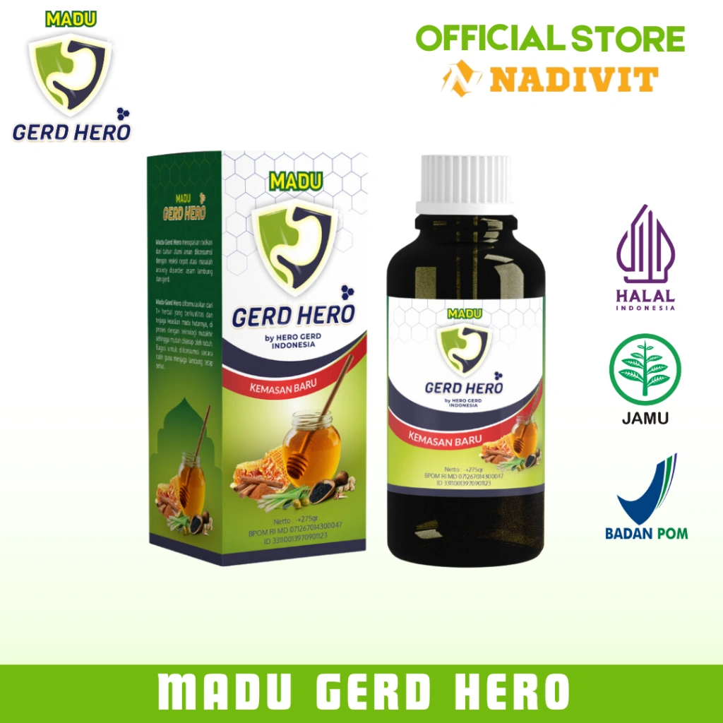 Madu Gerd Hero Untuk Anxiety Disorder Gerd Asam Lambung