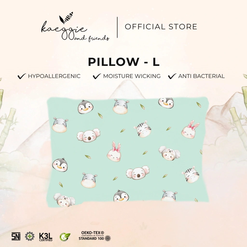KAEGGIE - Kaeggie And Friends Series - Pillow Size Large (L) - Bantal Bayi Anak