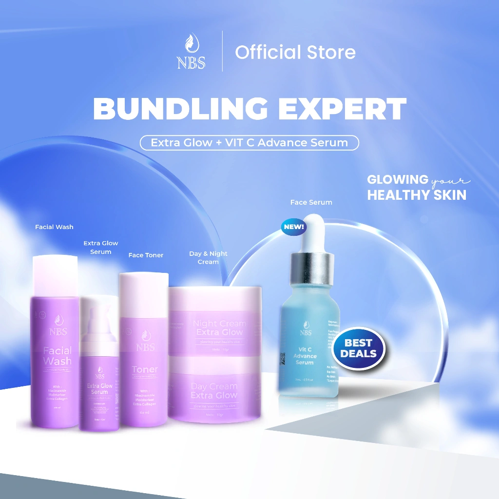 NBS Paket Extra Glow + Vit C Advance Serum