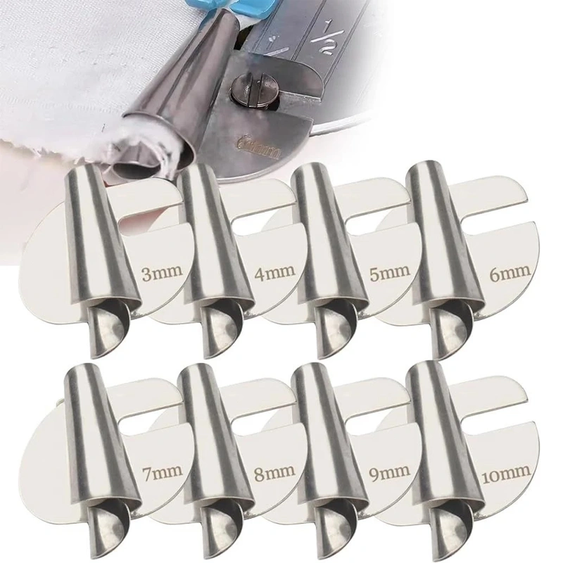 4/6mm Corong Kelim Mesin Jahit High Speed / Corong Lipat Praktis Sepatu / Corong Lipat Mesin Jahit
