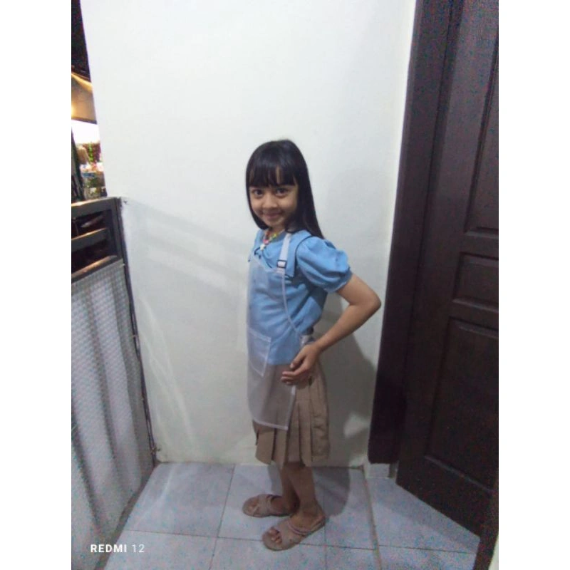 celemek aproun transparan/aproun pelindung celemek anti air