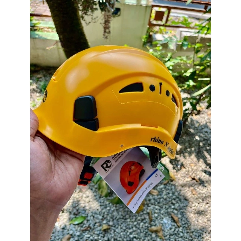 Helm safety climbing rescue working helmet kerja standar CE EN ANSI rhino n series