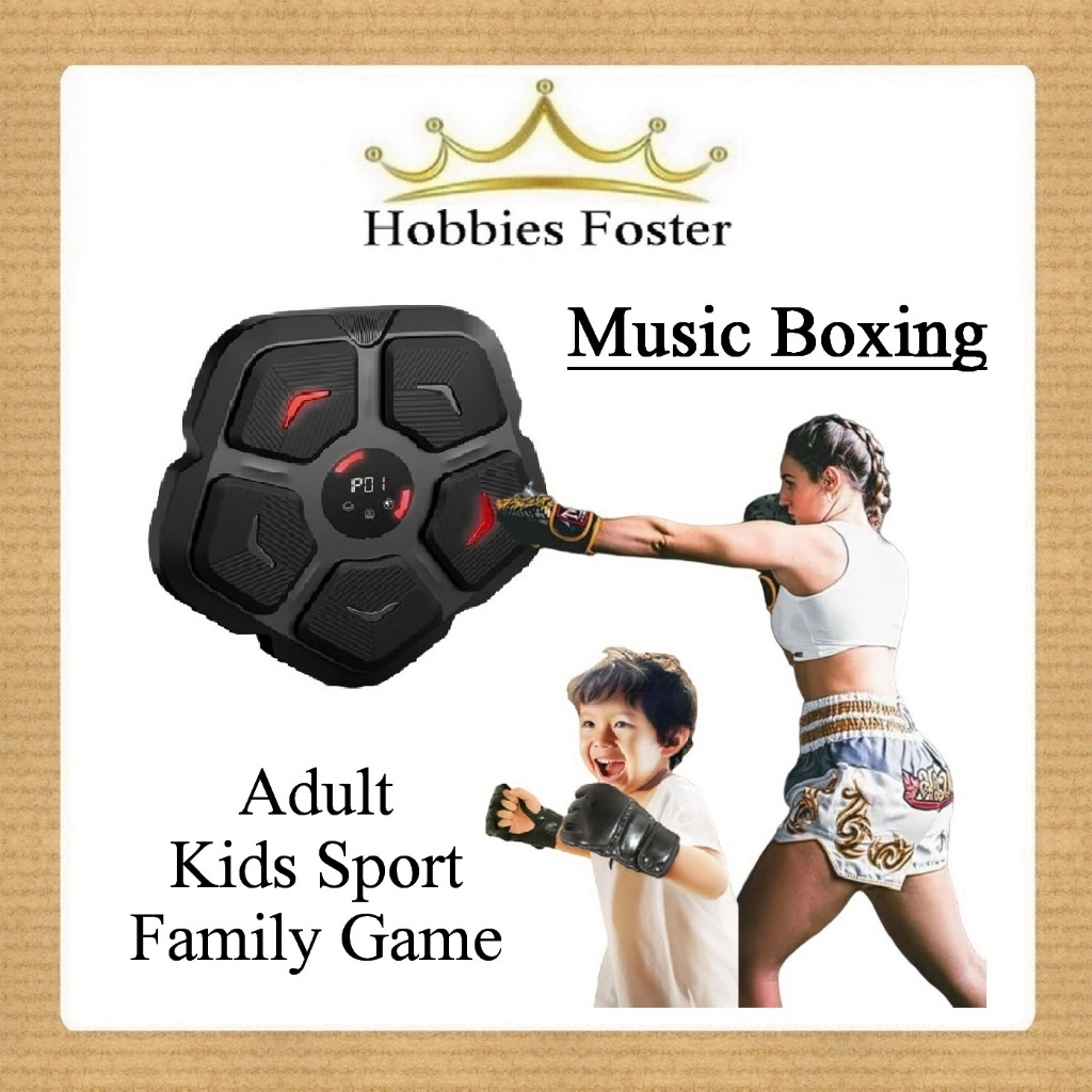 MUSIC BOXING Beat Box Music Dance Mesin Tinju / Smart Wall Punch Music Sport / Bluetooth 9 Speed FICTOR