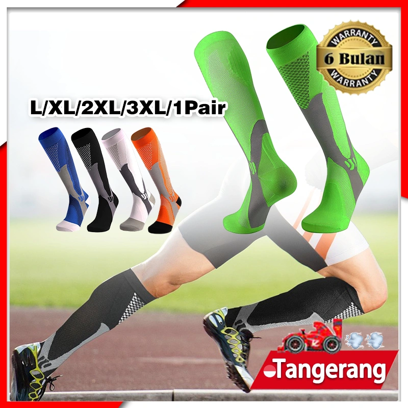 Compression Sock Kaos Kaki Kompresi For Running Cycling Kaus Kaki Sepak Bola Olahraga
