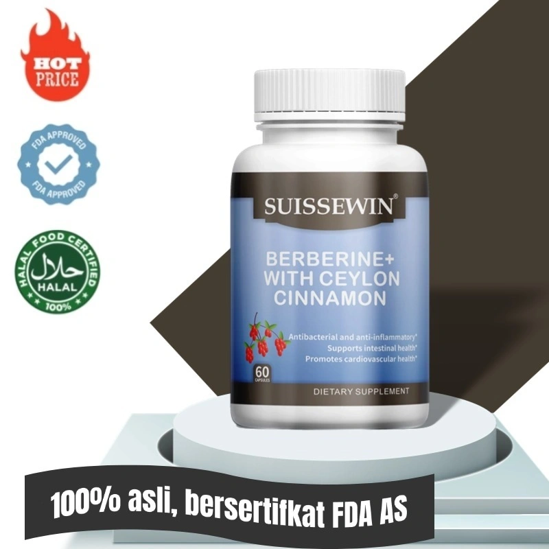Suplemen Berberine - Formula Herbal untuk Pencernaan Lancar dan Kesehatan Tubuh Secara Menyeluruh