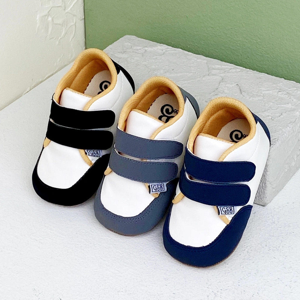 prewalker sepatu bayi laki laki umur 2-12 bulan model Strap 2 Terbaru Ringan Empuk dan Lembut