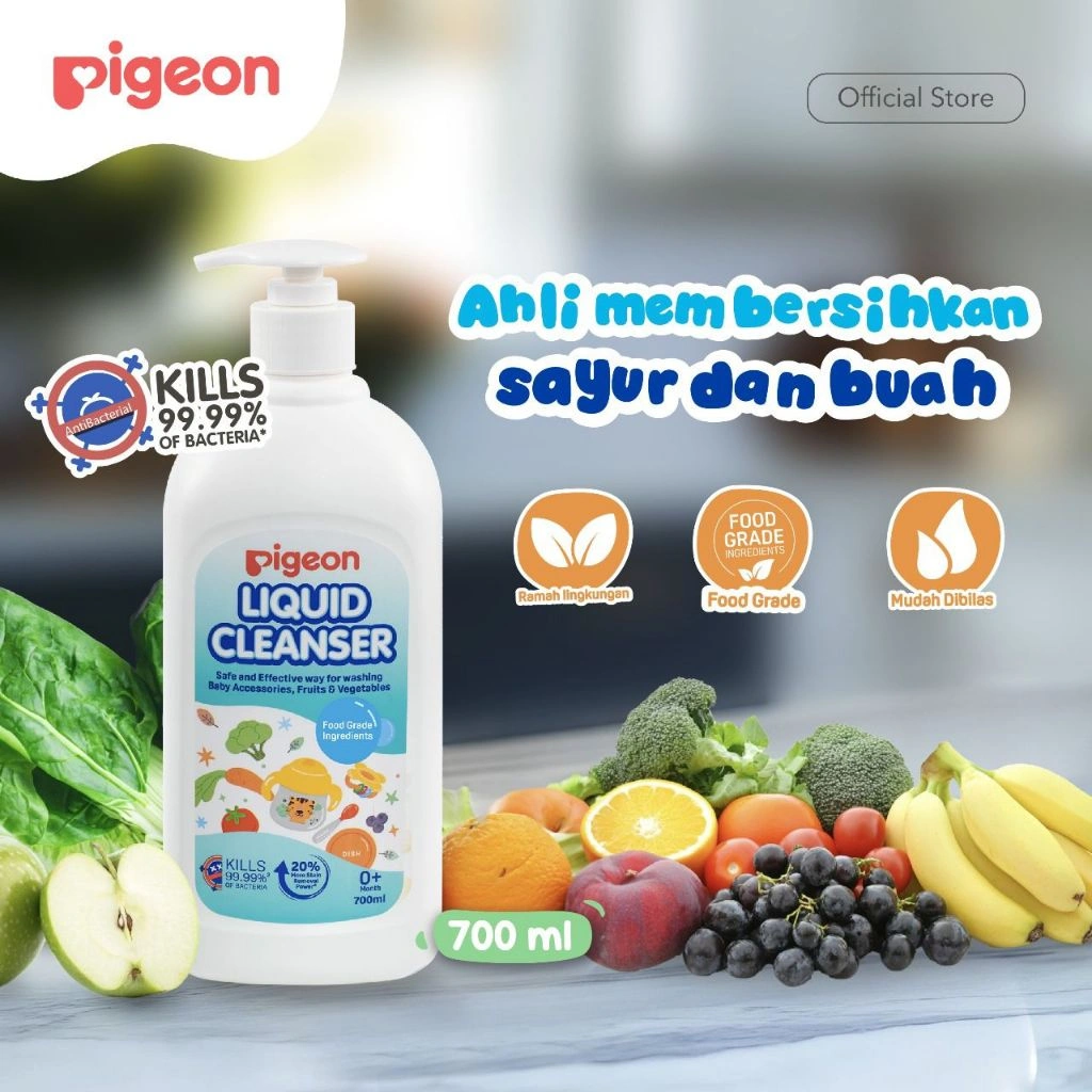 Pigeon Liquid Cleanser | Cairan Pembersih | Pembersih Perlengkapan Makan Bayi | Pembersih Alat Makan Bayi