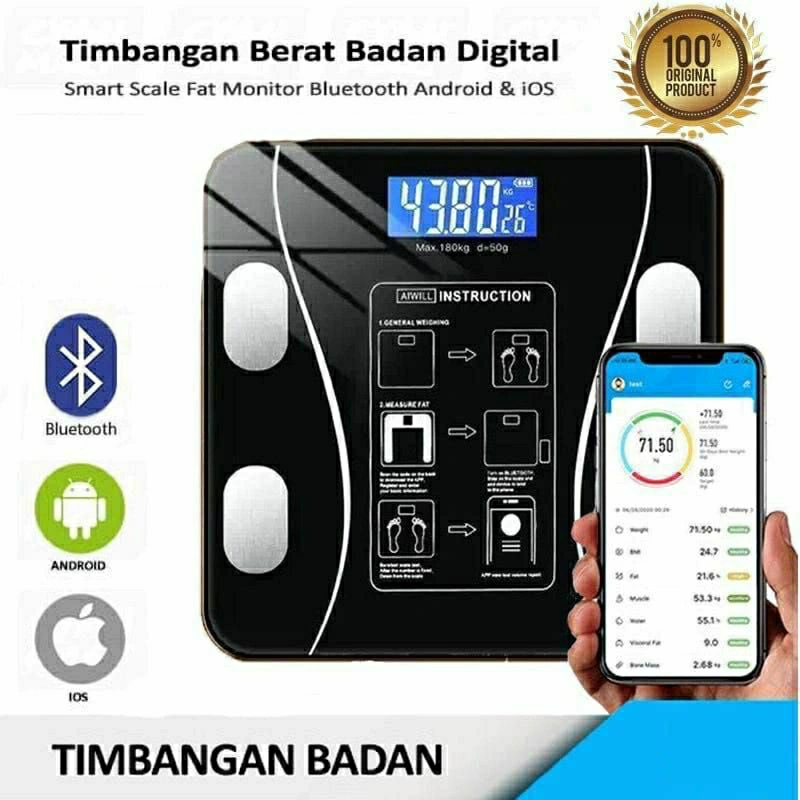 Timbangan digital android THOME smart scale
