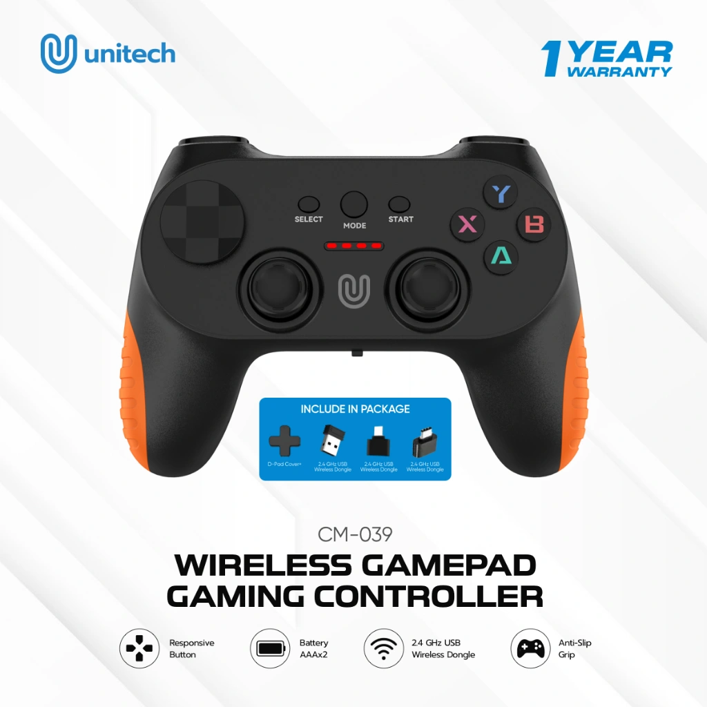 Gamepad Gaming Wireless 2.4G CM-039 support Hp Android/ Tablet / PS3 Laptop PC Joystick Game Pad Controller