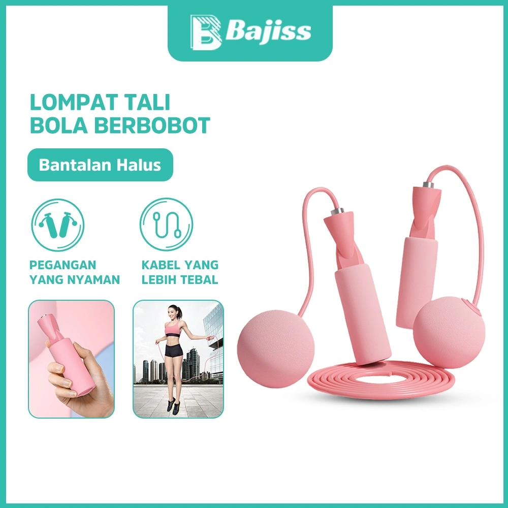 Dual Purpose Cordless Big Ball Jump Rope Weighted Double Bearing Cordless Jump Rope Training Fitness