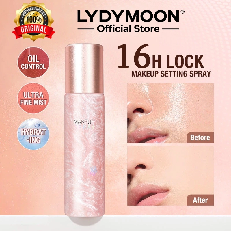 setting spray make up tahan lama glowing everyday spray setting spray makeup 120ml setting spray glow finish Melembabkan anti air dan minyak make up tahan lama dengan cepat memperbaiki riasan