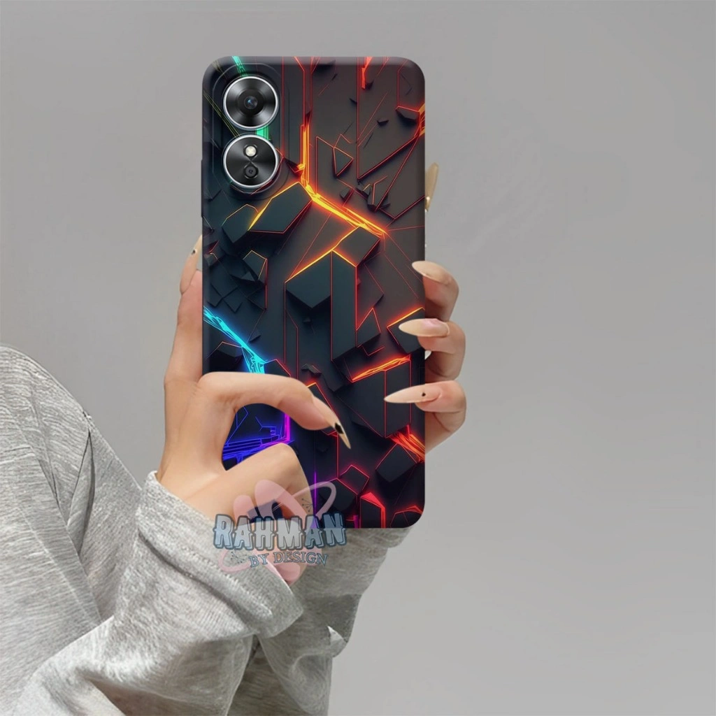Kaikana Case Oppo A17 / A17K / A18 / A38 / A78 4G / A78 5G / A98 / A58 4G / A58 5G karakter -|NEW F23|- case handphone- fashion case - softcase - hard case - cassing hp - case hp - silikon hp -kondom hp- case & cover hp - kasing hp - Casing smartphone