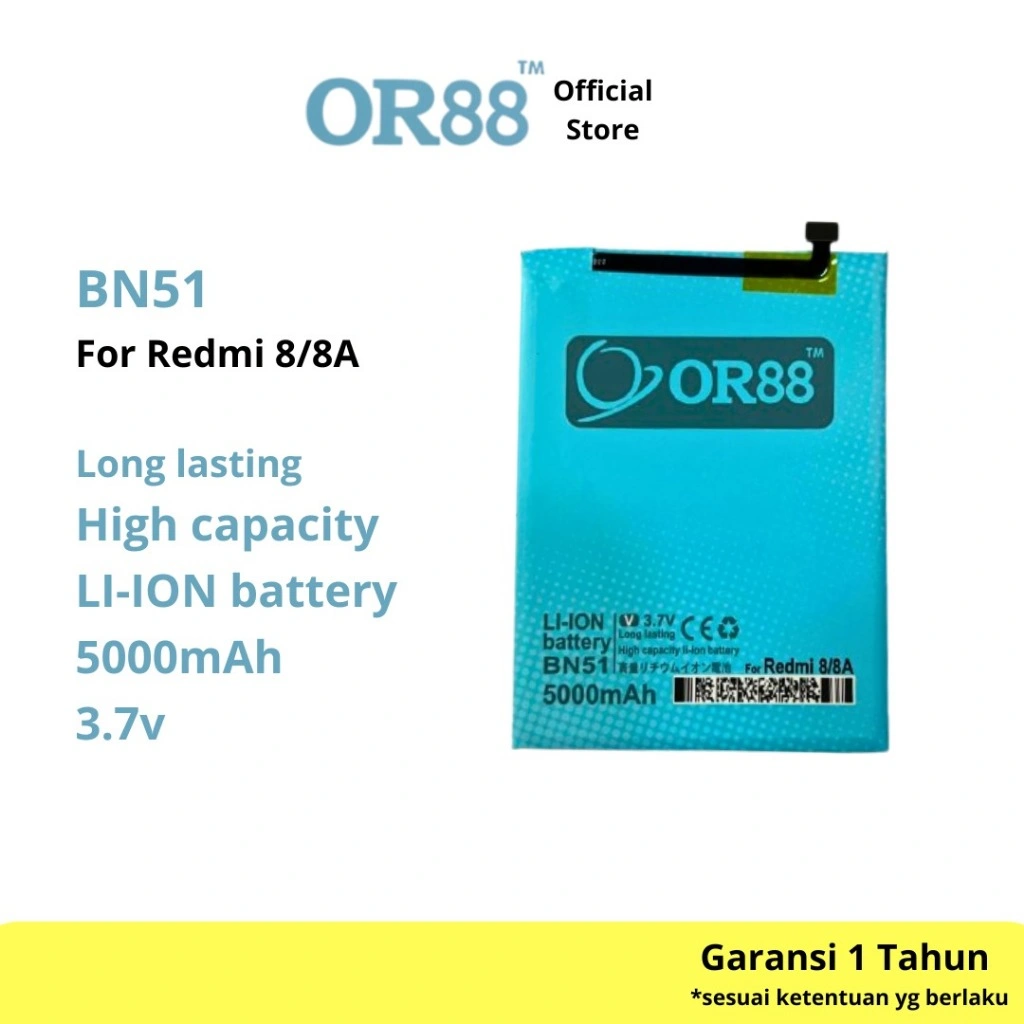 Batre Baterai batere battery double power xioami Redmi 8 / Redmi 8A / BN51
