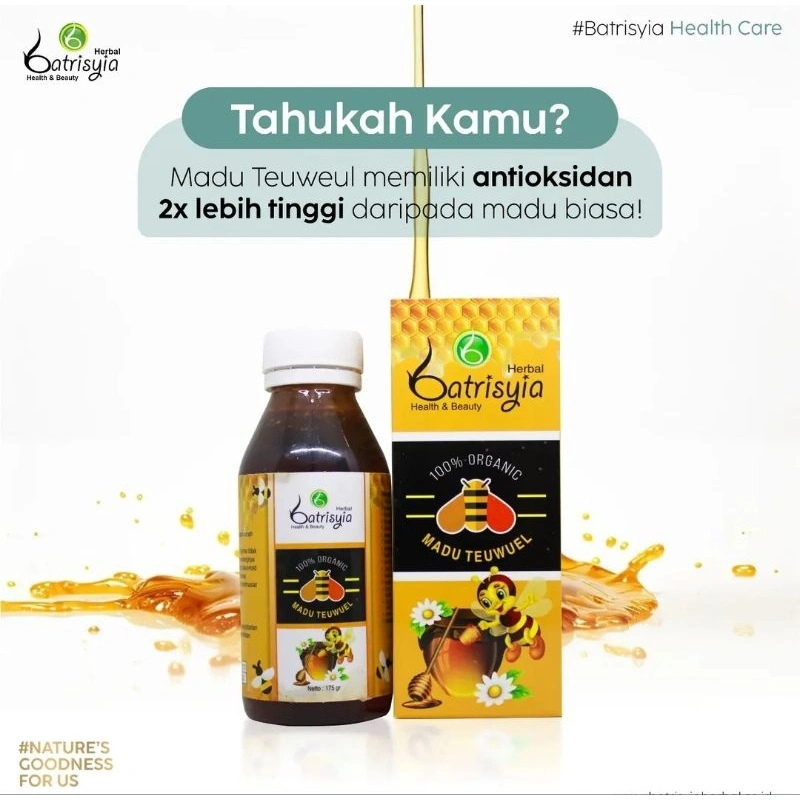 Batrisyia Madu Teuweul 175gr | Madu Trigona Murni 100%