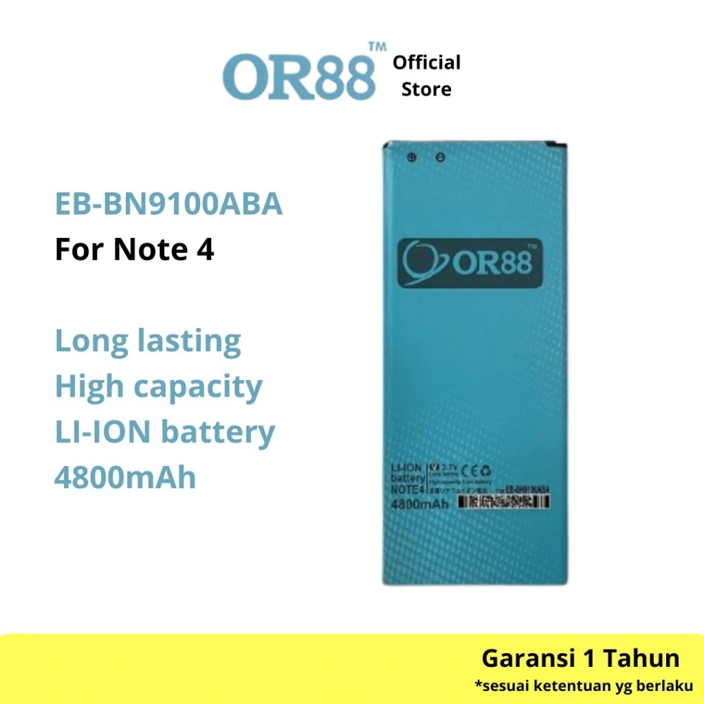 OR88 baterai batre battery double power samsung  Note 4 / N910 / N910C