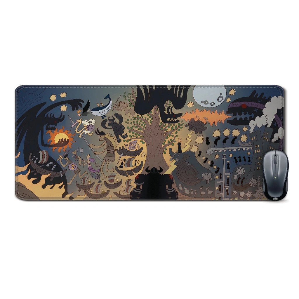 Deskmat mousepad extended anime 	ONE PIECE MURAL COLORFULL	-	ONE PIECE	material Rubber