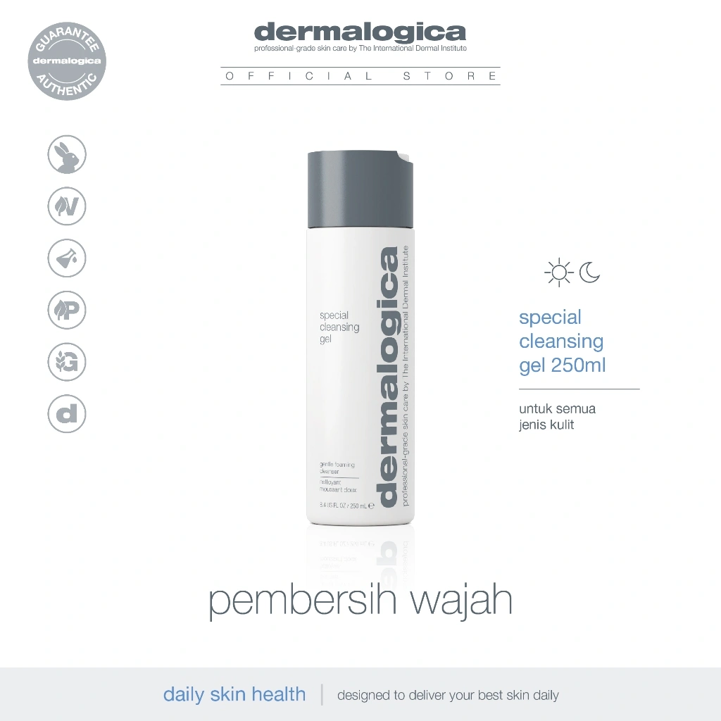 DERMALOGICA Special Cleansing Gel 250 ml - Face Cleanser Pembersih Wajah [ Quillaja Saponaria | Lavender | Balm Mint ]