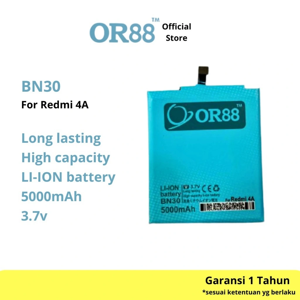 OR88 baterai batre battery double power xiaomi redmi 4A / BN30