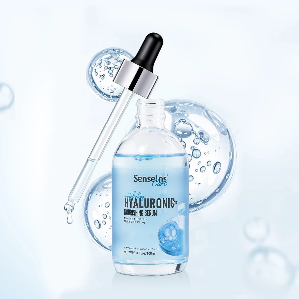 SenseIns Care Hyaluronic Acid Nourishing Face Serum Hydrating SenseInsCare Serum Asam Hyaluronat Menutrisi Kulit Menghidrasi Wajah 100mL 100 mL USA US America Amerika