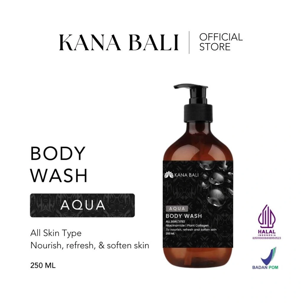 Kana Bali Nourishing Body Wash Aqua - Sabun Mandi | Sabun Cair