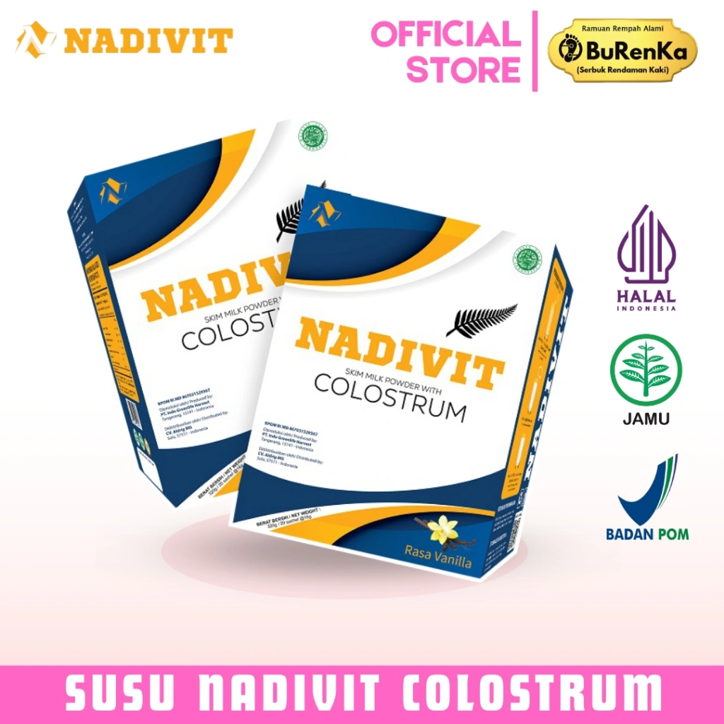 Susu Nadivit Colostrum Untuk Saraf Kejepit Nyeri Sendi Osteoporosis Pengapuran Lutut Stroke