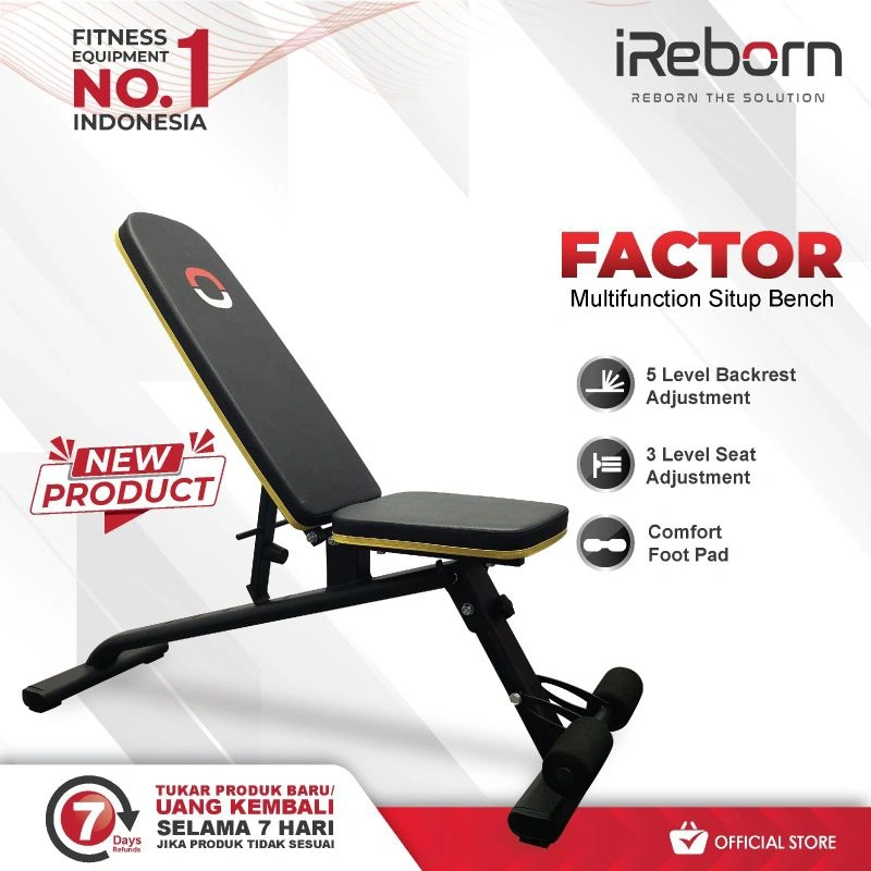 Multifunction Situp Bench iReborn Factor (SURABAYA)