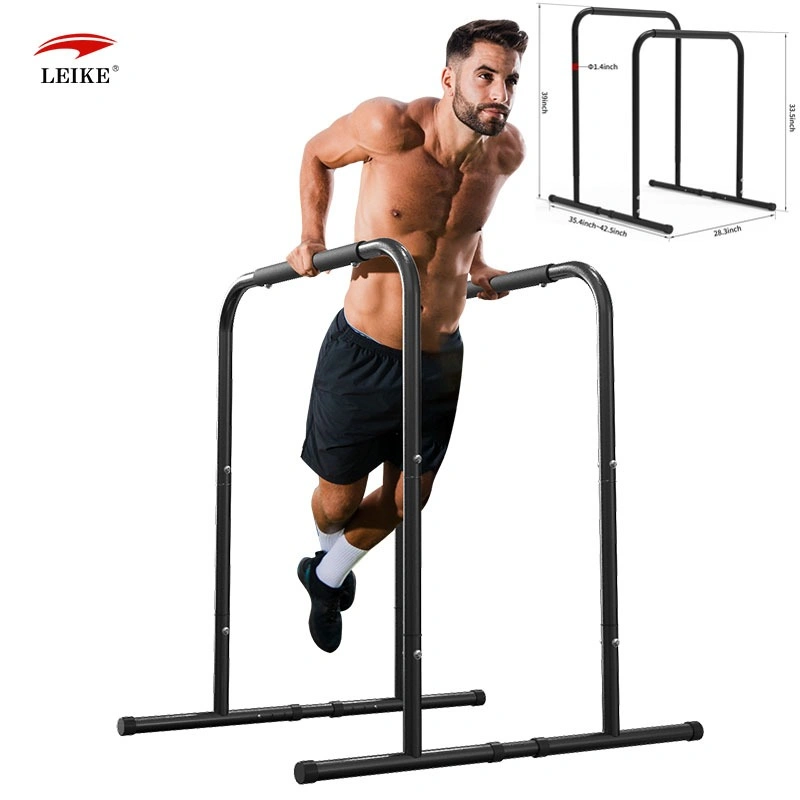 Adjustable Mobile Dip Bar  Calisthenic Dip Bar Kebugaran Ganda Yang Dapat Disesuaikan