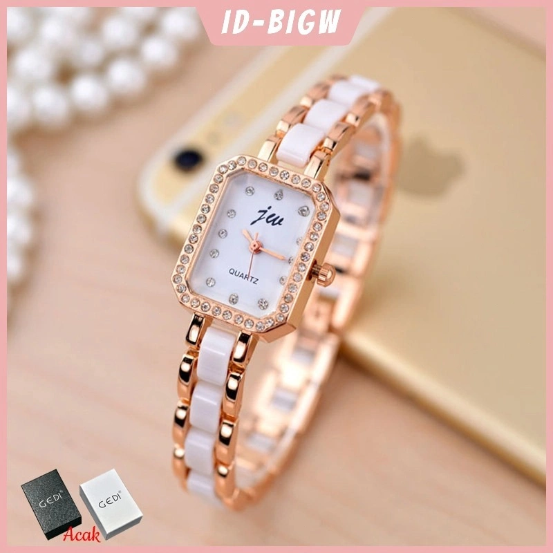 JW Jam Tangan Wanita Rantai Elegant Analog Quartz Jam Tangan Fashion Jam Tangan Wanita Terbaru 2024 Elegan Original Anti Air Original Kekinian Elegan Mewah Casual Kekinian Kece Dan Elegan Import Kecil Murah