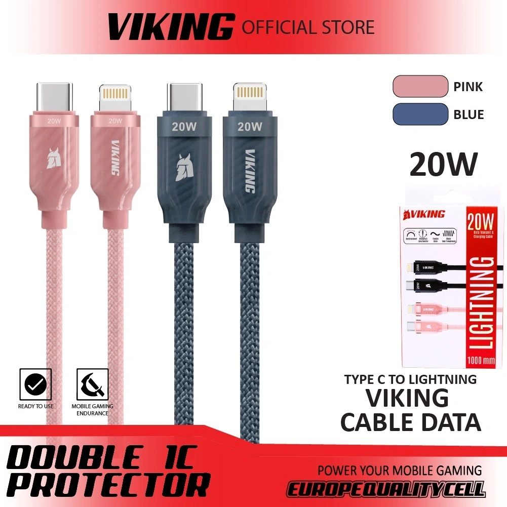 VIKING Kabel Data Type C To Lightning 20W
